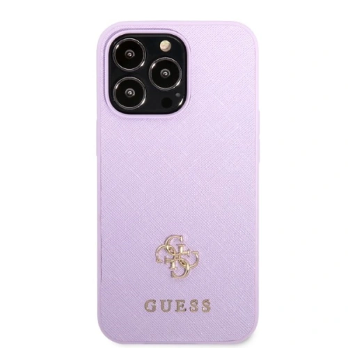 Kup Etui Guess GUHCP13LPS4MU Apple iPhone 13 Pro purpurová/purple hardcase Saffiano 4G Small Metal Logo - GUE2331 - {ean13} - Sklep Home Screen