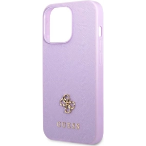 Kup Etui Guess GUHCP13LPS4MU Apple iPhone 13 Pro purpurowy/purple hardcase Saffiano 4G Small Metal Logo - GUE2331 - {ean13} - Sklep Home Screen