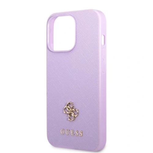 Kup Etui Guess GUHCP13LPS4MU Apple iPhone 13 Pro purpurová/purple hardcase Saffiano 4G Small Metal Logo - GUE2331 - {ean13} - Sklep Home Screen
