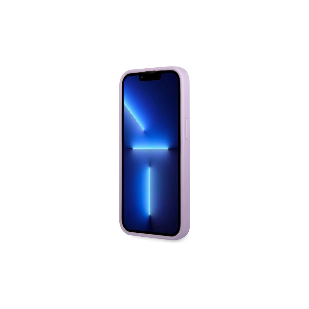 Etui Guess GUHCP13MPS4MU Apple iPhone 13 purpurowy/purple hardcase Saffiano 4G Small Metal Logo