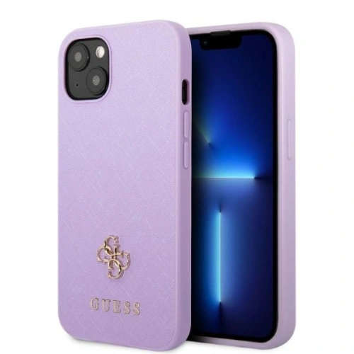 Kup Etui Guess GUHCP13SPS4MU Apple iPhone 13 mini lila/purple hardcase Saffiano 4G Kis Fém Logó - GUE2333 - {ean13} - Sklep Home Screen