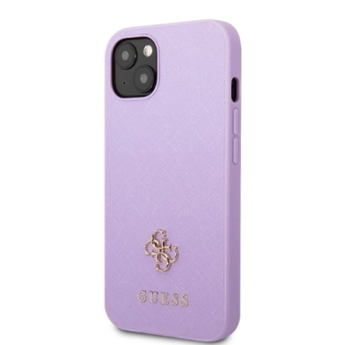 Kup Etui Guess GUHCP13SPS4MU Apple iPhone 13 mini lila/purple hardcase Saffiano 4G Kis Fém Logó - GUE2333 - {ean13} - Sklep Home Screen