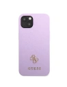 Kup Case Guess GUHCP13SPS4MU Apple iPhone 13 mini lila/purple Hardcase Saffiano 4G kleines Metall-Logo - GUE2333 - {ean13} - Sklep Home Screen