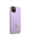 Kup Case Guess GUHCP13SPS4MU Apple iPhone 13 mini lila/purple Hardcase Saffiano 4G kleines Metall-Logo - GUE2333 - {ean13} - Sklep Home Screen
