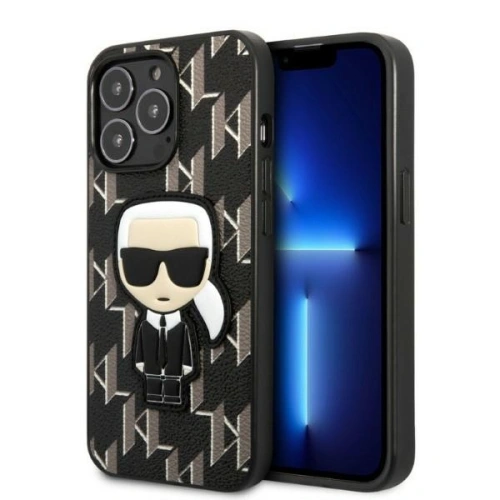 Kup Etui Karl Lagerfeld KLHCP13LPMNIKBK Apple iPhone 13 Pro hardcase černý/black Monogram Ikonik Patch - KLD1363 - {ean13} - Sklep Home Screen