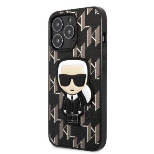 Kup Etui Karl Lagerfeld KLHCP13LPMNIKBK Apple iPhone 13 Pro hardcase černý/black Monogram Ikonik Patch - KLD1363 - {ean13} - Sklep Home Screen