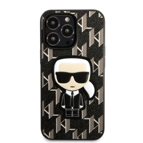 Kup Etui Karl Lagerfeld KLHCP13LPMNIKBK Apple iPhone 13 Pro hardcase černý/black Monogram Ikonik Patch - KLD1363 - {ean13} - Sklep Home Screen