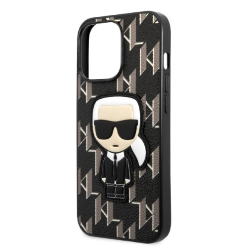 Kup Etui Karl Lagerfeld KLHCP13LPMNIKBK Apple iPhone 13 Pro hardcase negru/black Monogram Ikonik Patch - KLD1363 - {ean13} - Sklep Home Screen
