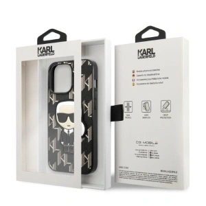 Kup Etui Karl Lagerfeld KLHCP13LPMNIKBK Apple iPhone 13 Pro hardcase czarny/black Monogram Ikonik Patch - KLD1363 - {ean13} - Sklep Home Screen