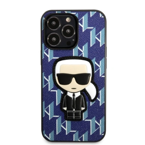 Kup Etui Karl Lagerfeld KLHCP13LPMNIKBL Apple iPhone 13 Pro hardcase kék/kék Monogram Ikonik Patch - KLD1364 - {ean13} - Sklep Home Screen