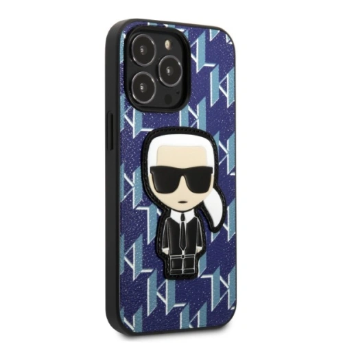 Kup Etui Karl Lagerfeld KLHCP13LPMNIKBL Apple iPhone 13 Pro hardcase kék/kék Monogram Ikonik Patch - KLD1364 - {ean13} - Sklep Home Screen
