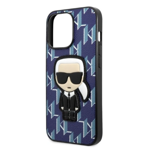 Kup Etui Karl Lagerfeld KLHCP13LPMNIKBL Apple iPhone 13 Pro hardcase kék/kék Monogram Ikonik Patch - KLD1364 - {ean13} - Sklep Home Screen