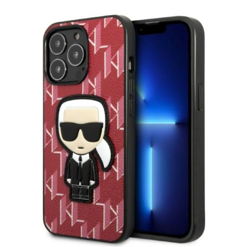 Buy Karl Lagerfeld KLHCP13LPMNIKPI Apple iPhone 13 Pro hardcase red Monogram Ikonik Patch - KLD1365 - {ean13} - Home Screen Store Europe