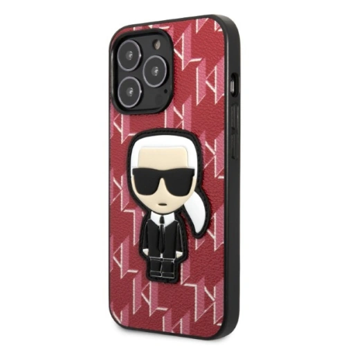 Buy Karl Lagerfeld KLHCP13LPMNIKPI Apple iPhone 13 Pro hardcase red Monogram Ikonik Patch - KLD1365 - {ean13} - Home Screen Store Europe