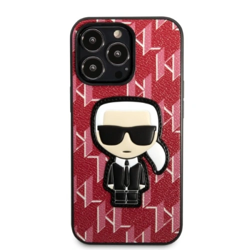 Buy Karl Lagerfeld KLHCP13LPMNIKPI Apple iPhone 13 Pro hardcase red Monogram Ikonik Patch - KLD1365 - {ean13} - Home Screen Store Europe