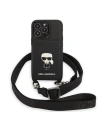 Kup Etui Karl Lagerfeld KLHCP13LSAIPCK Apple iPhone 13 Pro hardcase negru/black Saffiano Metal Ikonik - KLD1366 - {ean13} - Sklep Home Screen