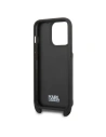 Kup Etui Karl Lagerfeld KLHCP13LSAIPCK Apple iPhone 13 Pro hardcase negru/black Saffiano Metal Ikonik - KLD1366 - {ean13} - Sklep Home Screen