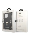 Kup Etui Karl Lagerfeld KLHCP13LSAIPCK Apple iPhone 13 Pro hardcase negru/black Saffiano Metal Ikonik - KLD1366 - {ean13} - Sklep Home Screen