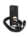 Kup Case Karl Lagerfeld KLHCP13LSAKHPK Apple iPhone 13 Pro Hardcase Saffiano Metal Karl Head - KLD1368 - {ean13} - Sklep Home Screen