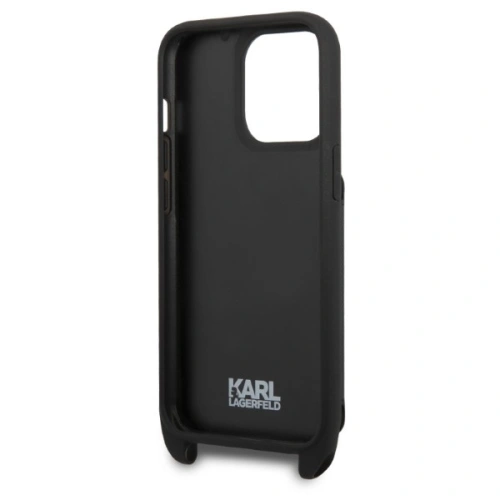 Kup Case Karl Lagerfeld KLHCP13LSAKHPK Apple iPhone 13 Pro Hardcase Saffiano Metal Karl Head - KLD1368 - {ean13} - Sklep Home Screen