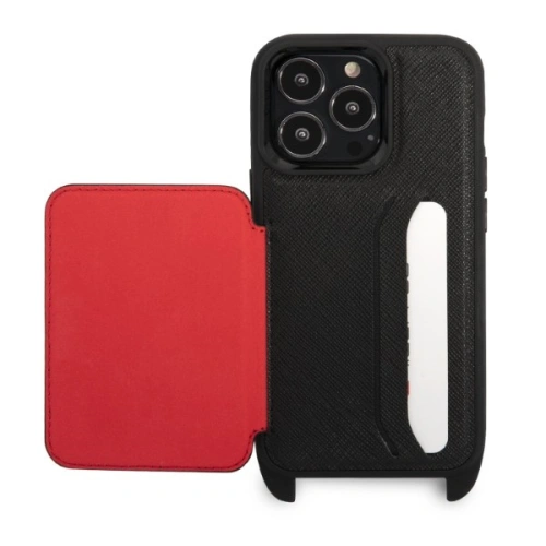 Kup Case Karl Lagerfeld KLHCP13LSAKLCK für Apple iPhone 13 Pro Hardcase schwarz/black Saffiano Autograph - KLD1369 - {ean13} - Sklep Home Screen