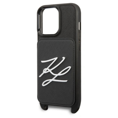 Kup Etui Karl Lagerfeld KLHCP13LSAKLCK Apple iPhone 13 Pro hardcase černý/black Saffiano Autograph - KLD1369 - {ean13} - Sklep Home Screen
