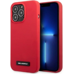 Kup Etui Karl Lagerfeld KLHCP13LSLMP1R Apple iPhone 13 Pro hardcase czerwony/red Silicone Plaque - KLD1371 - {ean13} - Sklep Home Screen