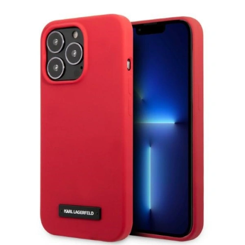 Kup Etui Karl Lagerfeld KLHCP13LSLMP1R Apple iPhone 13 Pro hardcase červený/red Silicone Plaque - KLD1371 - {ean13} - Sklep Home Screen