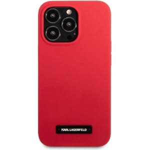 Kup Etui Karl Lagerfeld KLHCP13LSLMP1R Apple iPhone 13 Pro hardcase czerwony/red Silicone Plaque - KLD1371 - {ean13} - Sklep Home Screen