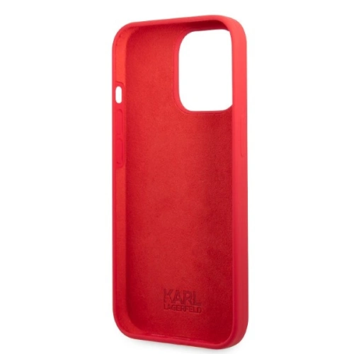 Kup Etui Karl Lagerfeld KLHCP13LSLMP1R Apple iPhone 13 Pro hardcase roșu/red Silicone Plaque - KLD1371 - {ean13} - Sklep Home Screen
