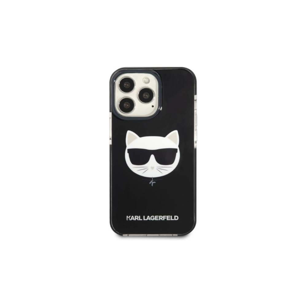 Etui Karl Lagerfeld KLHCP13LTPECK Apple iPhone 13 Pro hardcase czarny/black Choupette Head