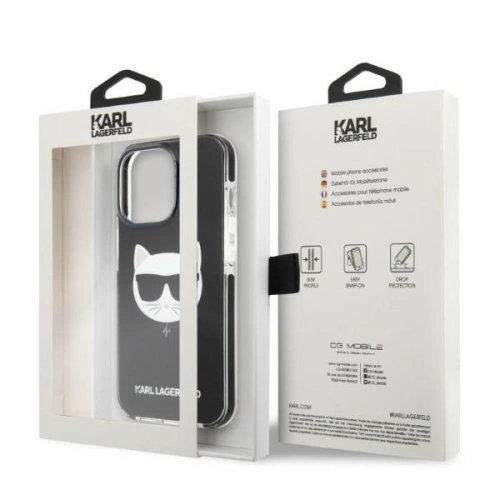 Kup Case Karl Lagerfeld KLHCP13LTPECK Apple iPhone 13 Pro Hardcase schwarz/black Choupette Head - KLD1372 - {ean13} - Sklep Home Screen