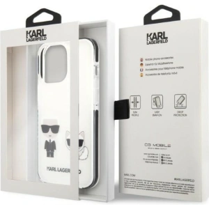 Kup Etui Karl Lagerfeld KLHCP13LTPEKCW Apple iPhone 13 Pro hardcase biały/white Karl&Choupette - KLD1373 - {ean13} - Sklep Home Screen