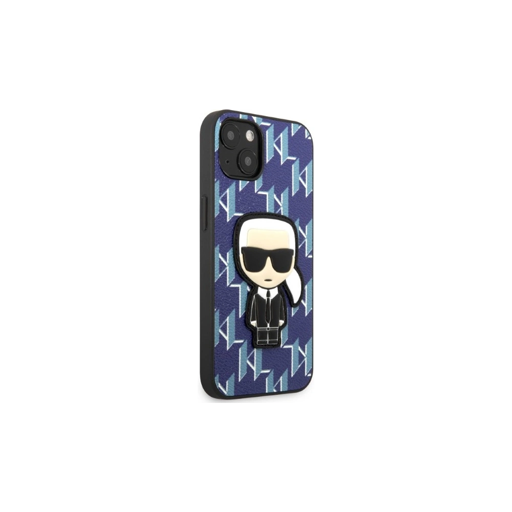 Etui Karl Lagerfeld KLHCP13MPMNIKBL Apple iPhone 13 hardcase niebieski/blue Monogram Ikonik Patch