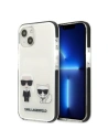 Etui Karl Lagerfeld KLHCP13MTPEKCW Apple iPhone 13 kemény tok fehér/white Karl&Choupette