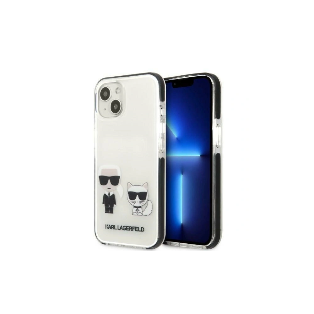 Etui Karl Lagerfeld KLHCP13MTPEKCW Apple iPhone 13 hardcase biały/white Karl&Choupette