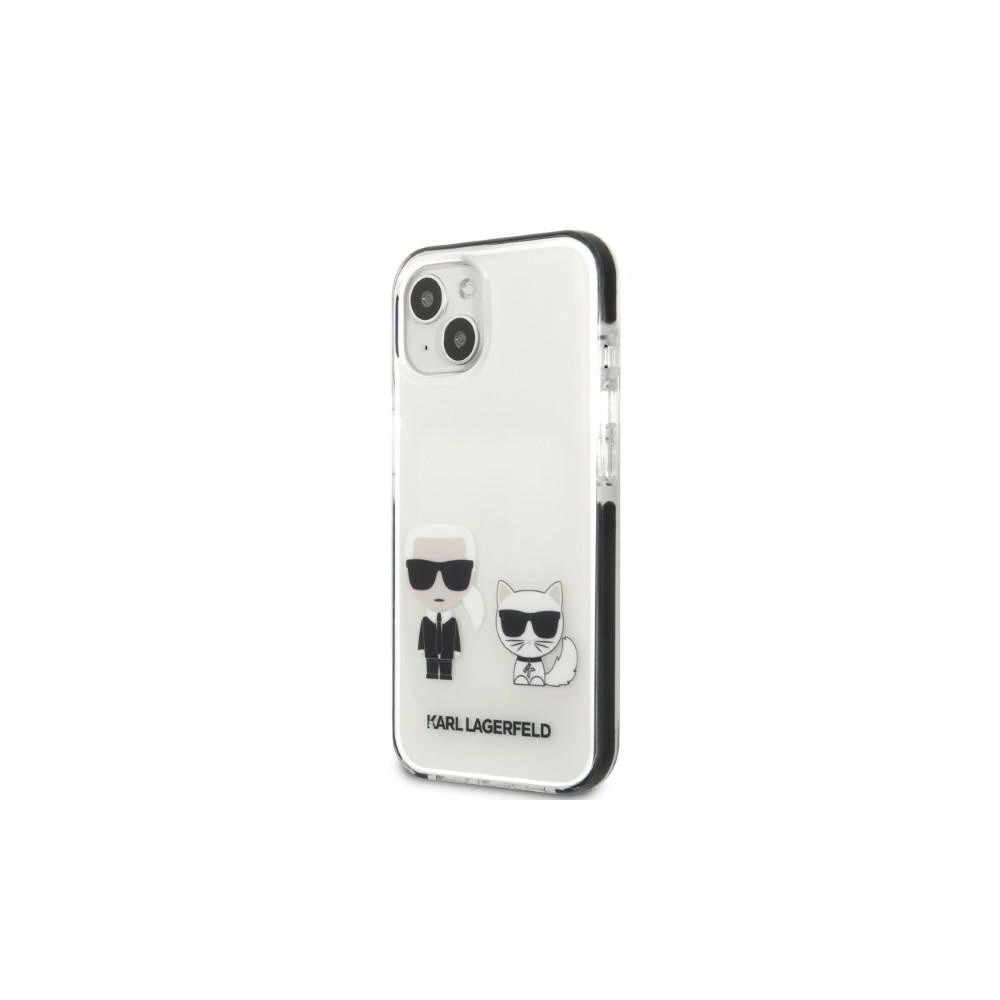 Etui Karl Lagerfeld KLHCP13MTPEKCW Apple iPhone 13 hardcase biały/white Karl&Choupette