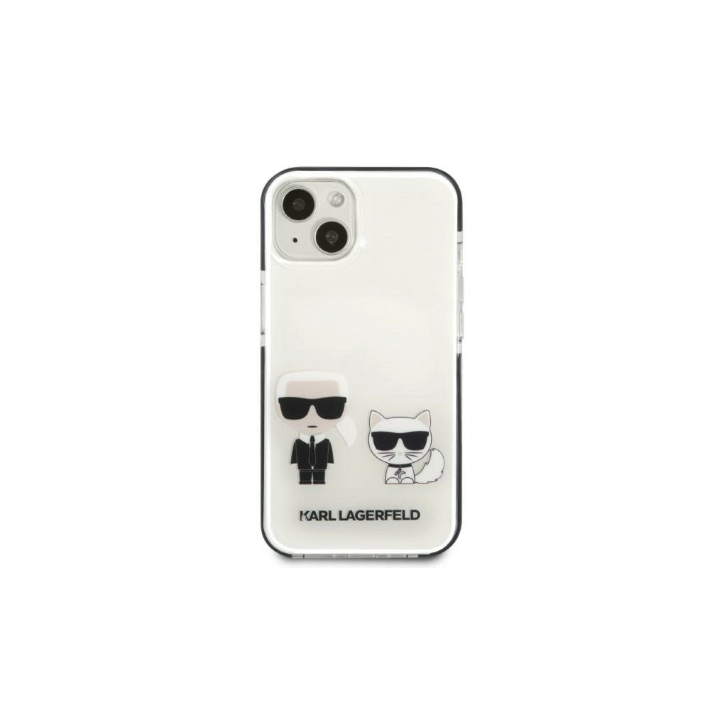 Etui Karl Lagerfeld KLHCP13MTPEKCW Apple iPhone 13 hardcase biały/white Karl&Choupette