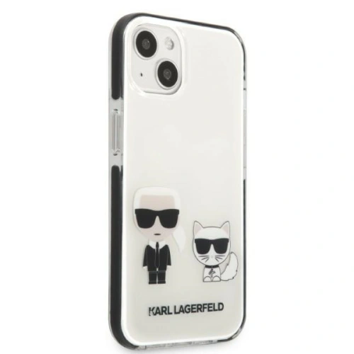 Buy Karl Lagerfeld KLHCP13MTPEKCW Apple iPhone 13 hardcase white Karl&Choupette - KLD1379 - {ean13} - Home Screen Store Europe