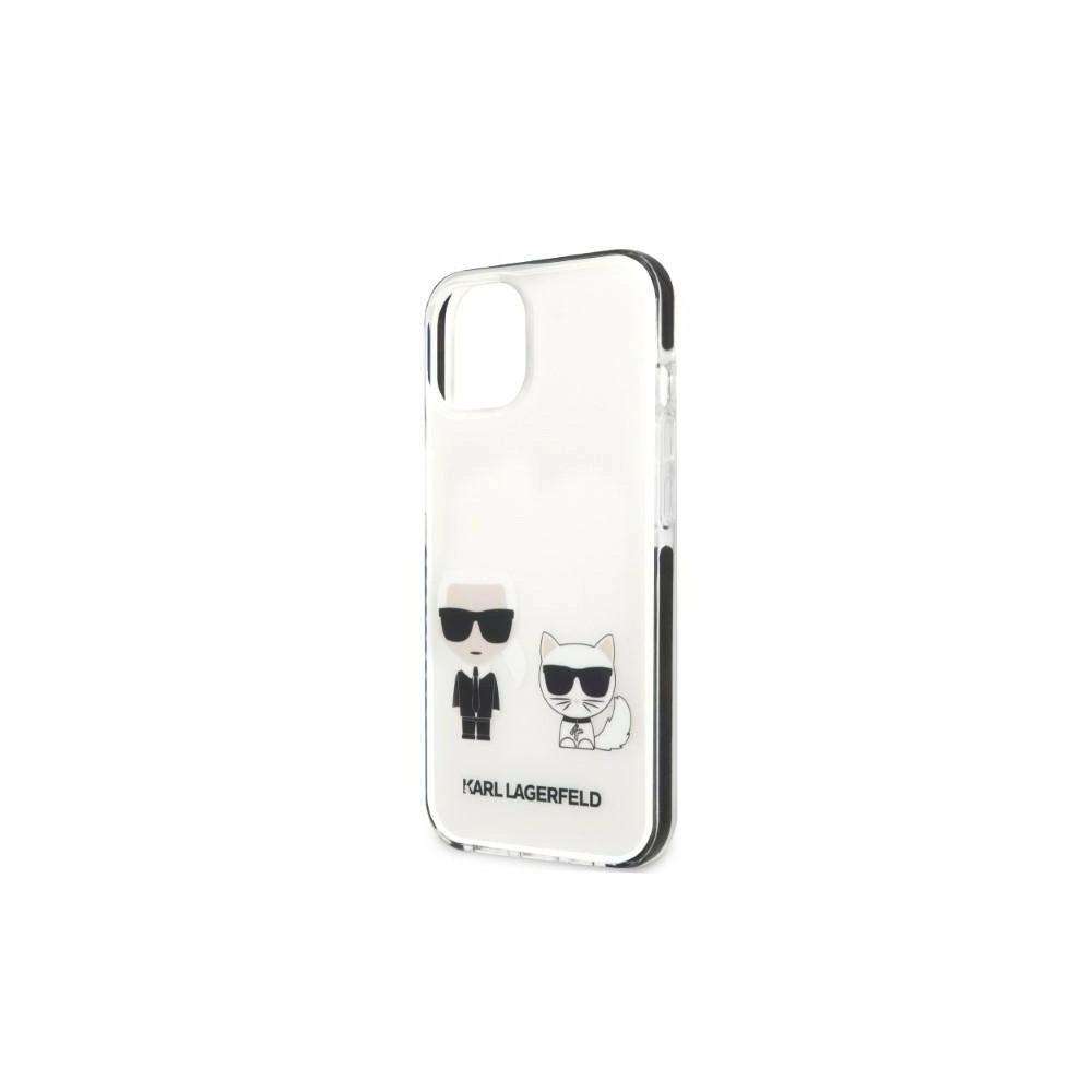 Etui Karl Lagerfeld KLHCP13MTPEKCW Apple iPhone 13 hardcase biały/white Karl&Choupette