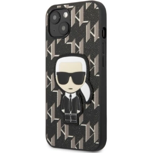 Kup Case Karl Lagerfeld KLHCP13SPMNIKBK Apple iPhone 13 mini Hardcase schwarz/black Monogram Ikonik Patch - KLD1380 - {ean13} - Sklep Home Screen