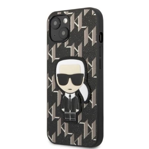 Kup Etui Karl Lagerfeld KLHCP13SPMNIKBK Apple iPhone 13 mini kemény tok fekete/black Monogram Ikonik Patch - KLD1380 - {ean13} - Sklep Home Screen