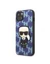 Kup Etui Karl Lagerfeld KLHCP13SPMNIKBL Apple iPhone 13 mini hardcase albastru/blue Monogram Ikonik Patch - KLD1381 - {ean13} - Sklep Home Screen