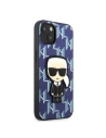 Kup Etui Karl Lagerfeld KLHCP13SPMNIKBL Apple iPhone 13 mini keménytok kék Monogram Ikonik Patch - KLD1381 - {ean13} - Sklep Home Screen