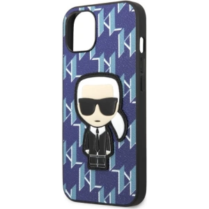 Kup Case Karl Lagerfeld KLHCP13SPMNIKBL Apple iPhone 13 mini Hardcase blau/blue Monogram Ikonik Patch - KLD1381 - {ean13} - Sklep Home Screen
