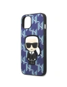 Buy Karl Lagerfeld KLHCP13SPMNIKBL Apple iPhone 13 mini hardcase blue Monogram Ikonik Patch - KLD1381 - {ean13} - Home Screen Store Europe