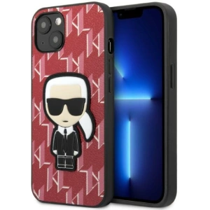 Kup Case Karl Lagerfeld KLHCP13SPMNIKPI Apple iPhone 13 mini Hardcase rot/red Monogram Ikonik Patch - KLD1382 - {ean13} - Sklep Home Screen
