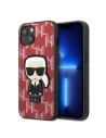 Etui Karl Lagerfeld KLHCP13SPMNIKPI Apple iPhone 13 mini hardcase czerwony/red Monogram Ikonik Patch
