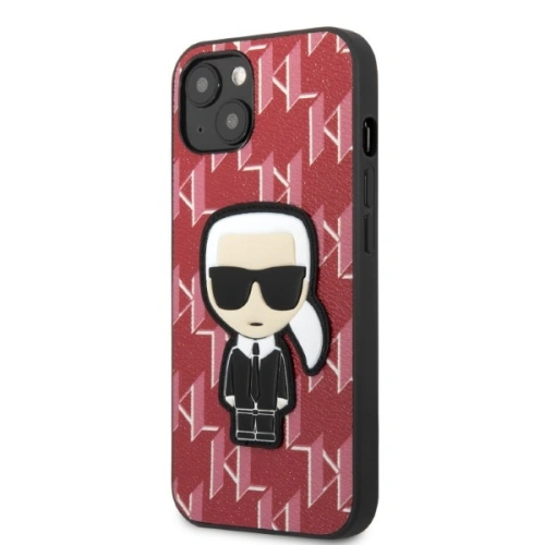 Buy Karl Lagerfeld KLHCP13SPMNIKPI Apple iPhone 13 mini hardcase red Monogram Ikonik Patch - KLD1382 - {ean13} - Home Screen Store Europe
