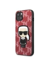 Buy Karl Lagerfeld KLHCP13SPMNIKPI Apple iPhone 13 mini hardcase red Monogram Ikonik Patch - KLD1382 - {ean13} - Home Screen Store Europe